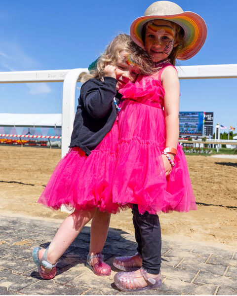 Kids posing for photo at NTL event