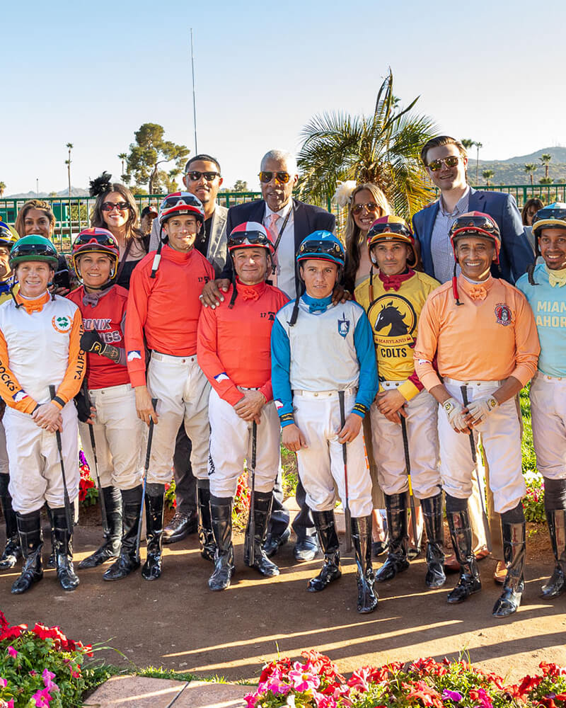 NTL Teams posing for photo in winners circle